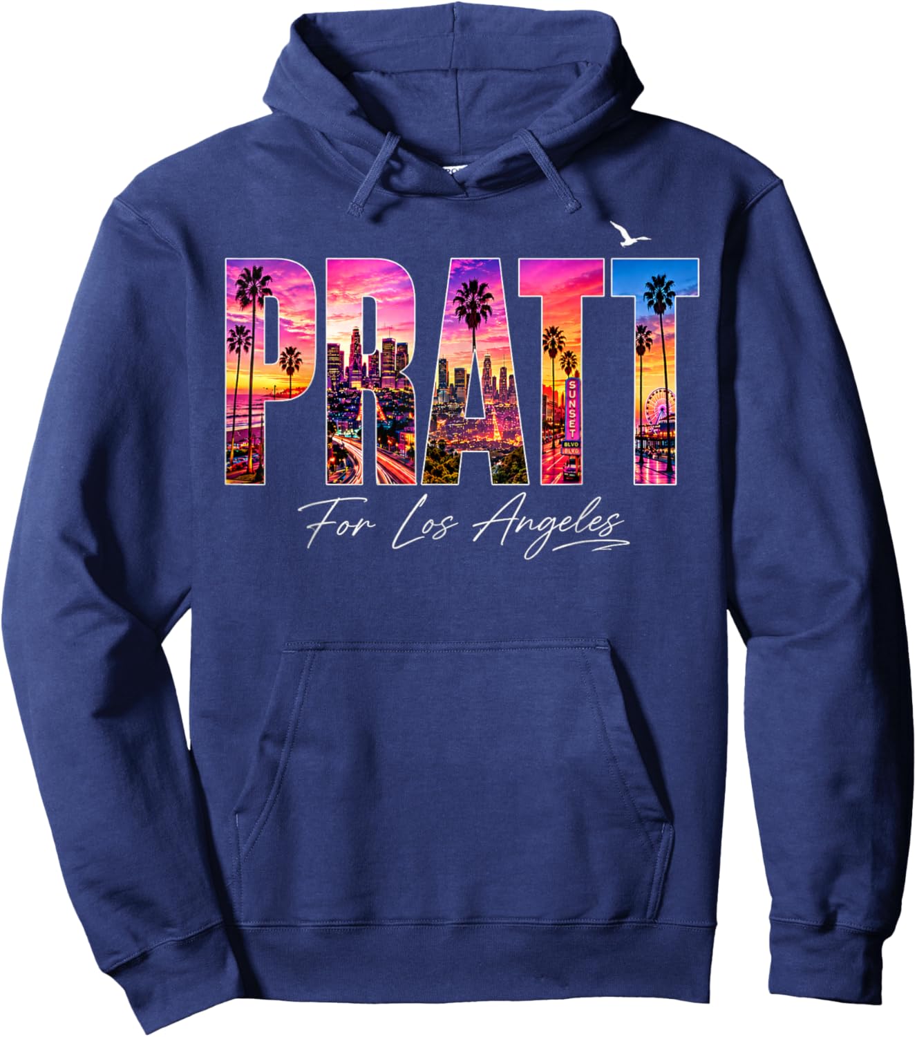 T-Shirt Hoodie - Hoodie | Navy