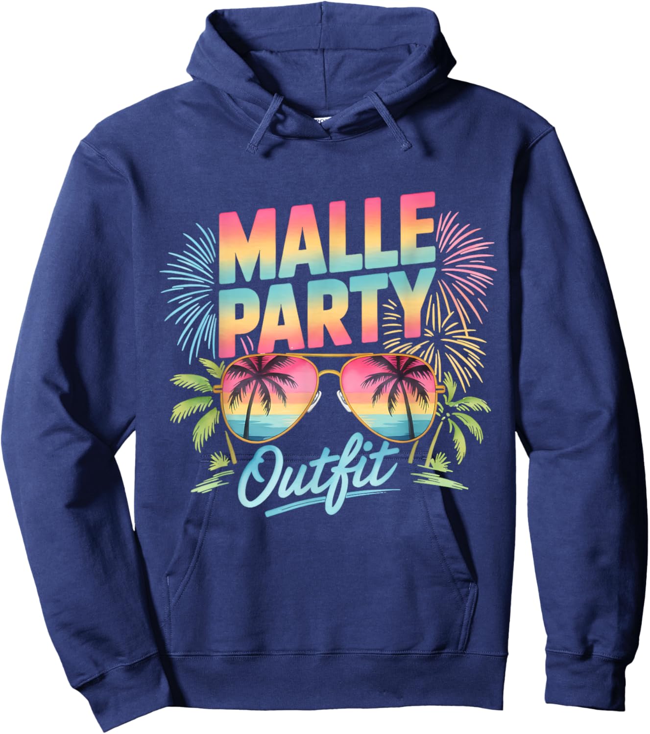 Malle Party Outfit Hoodie - Hoodie | Navy
