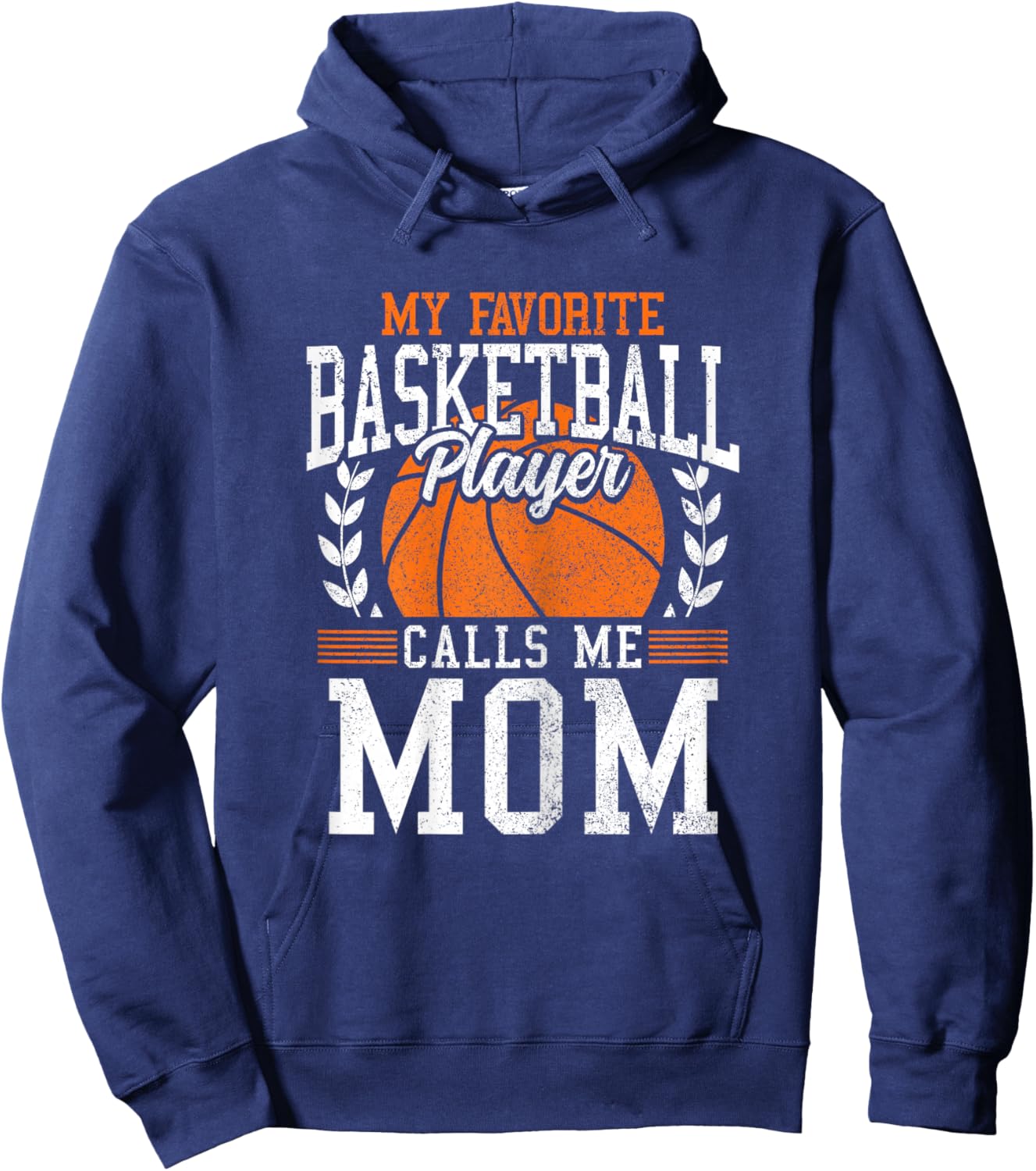 Basketball Mom Funny Bball Player Sports Hoodie - Hoodie | Navy