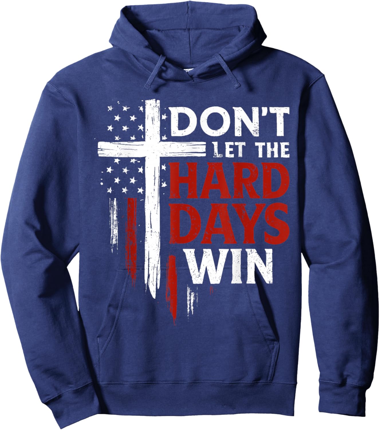 Don't Let The Hard Days Win Inspirational Mental Health Hoodie - Hoodie | Navy