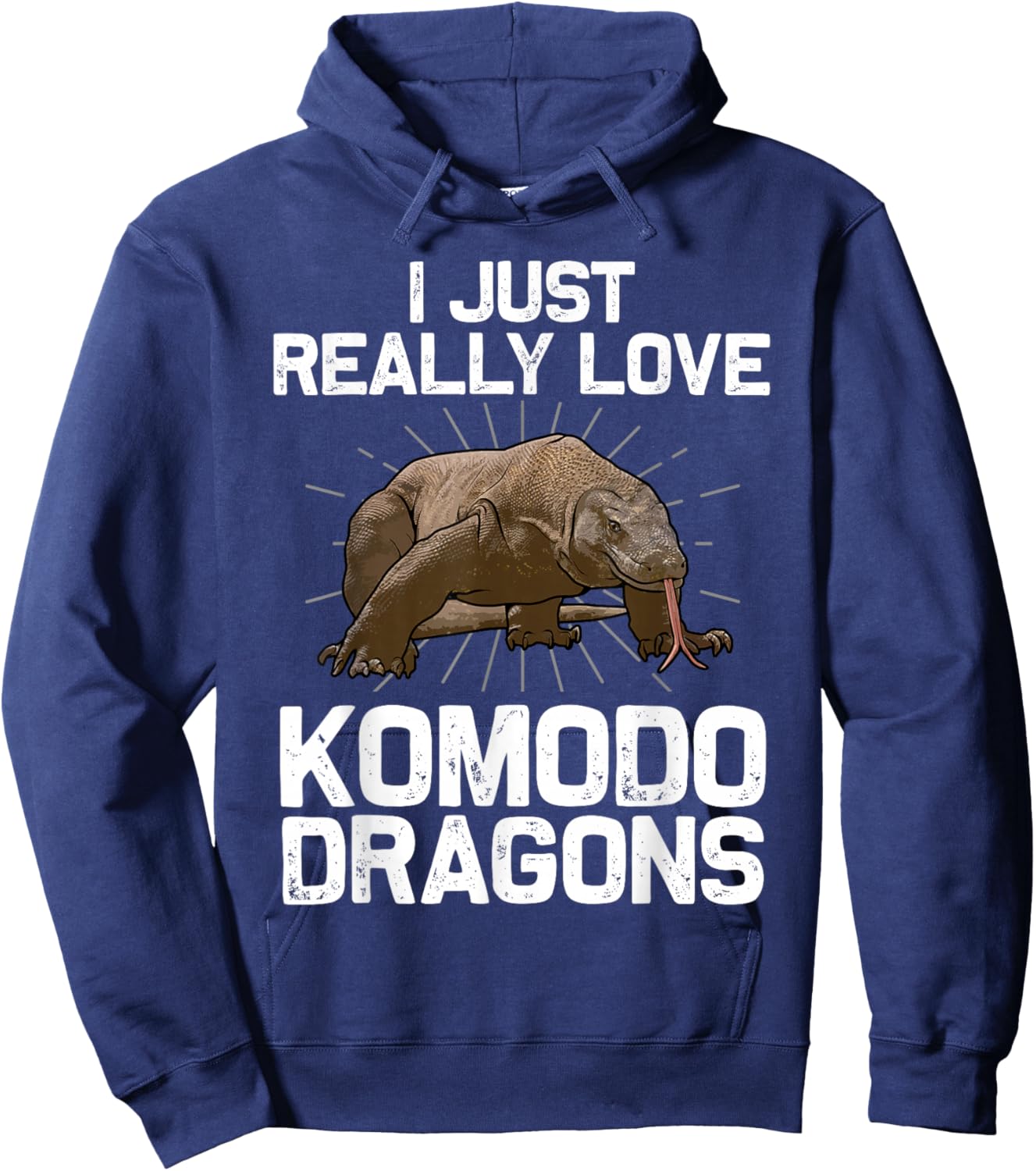 Komodo Dragon Design Women Kids Komodo Dragon Lover Hoodie - Hoodie | Navy