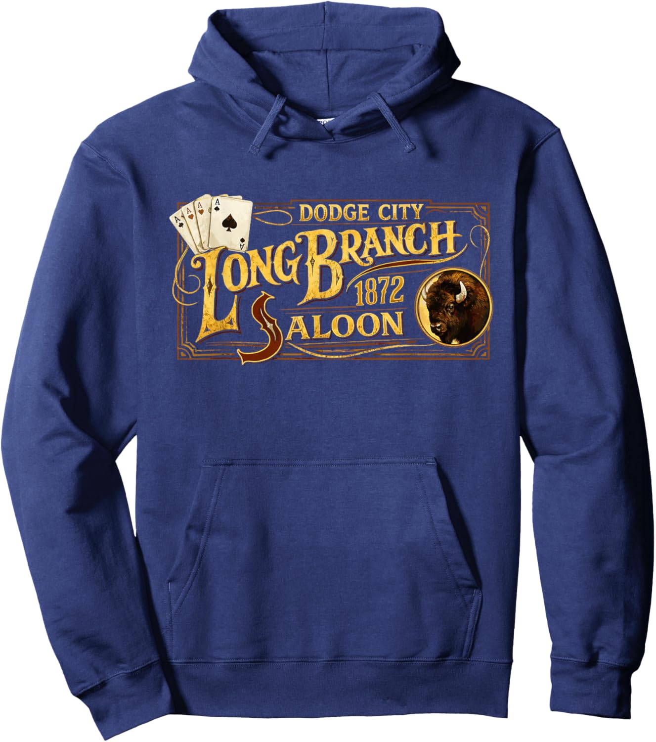 Gunsmoke | Long Branch Saloon Hoodie - Hoodie | Navy