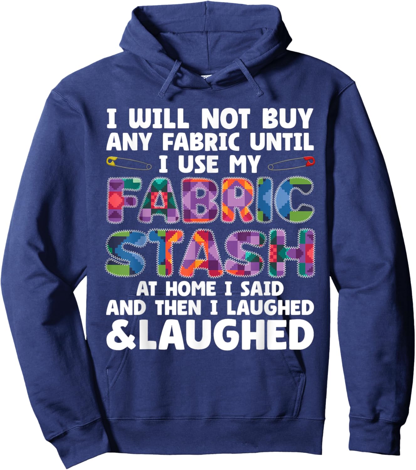 Funny Quilting Art Women Sewing Quilt Sewer Quilter Hoodie - Hoodie | Navy