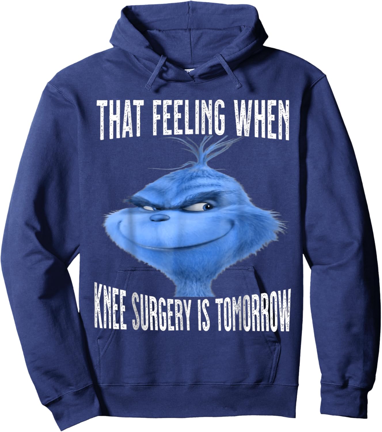 That Feeling When Knee Surgery Is Tomorrow Bird FUNNY Hoodie - Hoodie | Navy