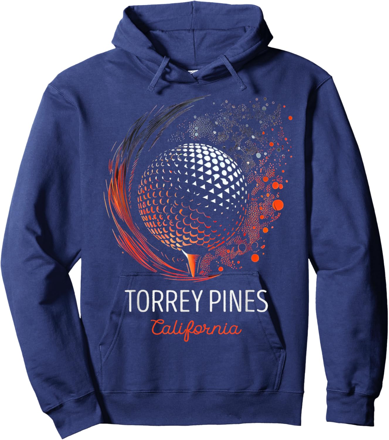 Golf Golfing Torrey Pines Hoodie - Hoodie | Navy