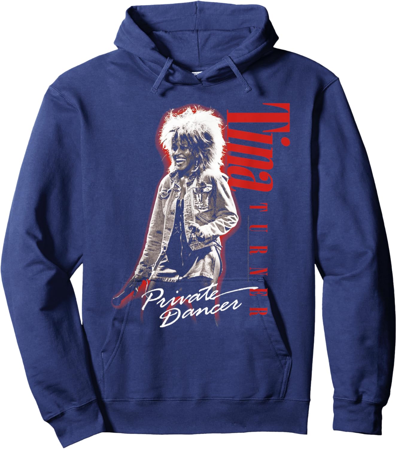 Tina Turner Private Dancer Red Glow Hoodie - Hoodie | Navy