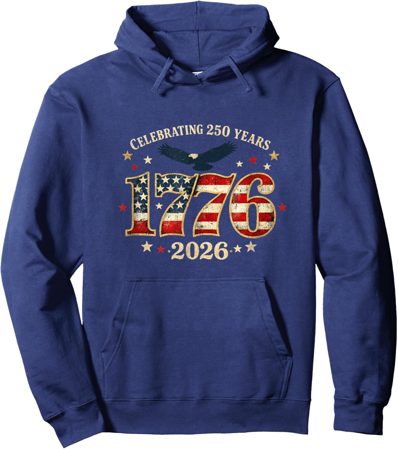 250 Ans Anniversaire de l'Amérique 250e indépendance 4 Juillet Hoodie - Hoodie | Navy