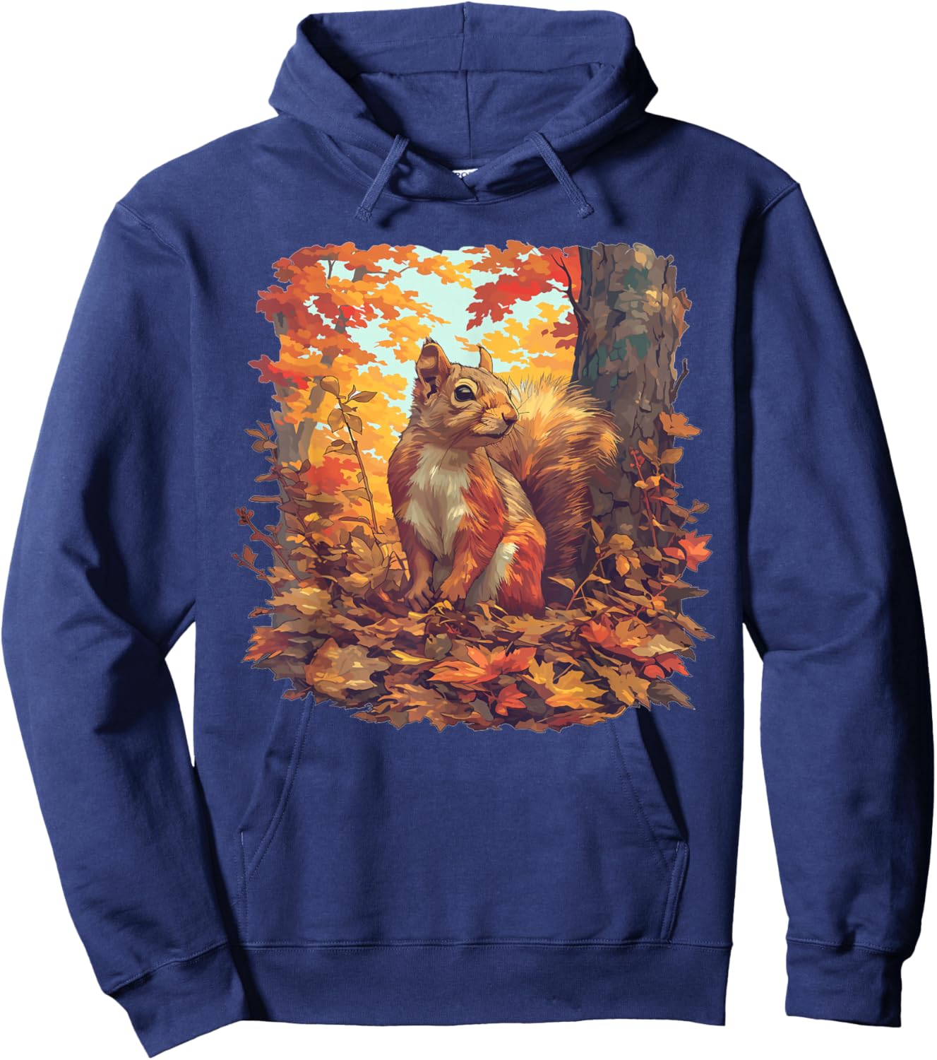 T-Shirt Hoodie - Hoodie | Navy