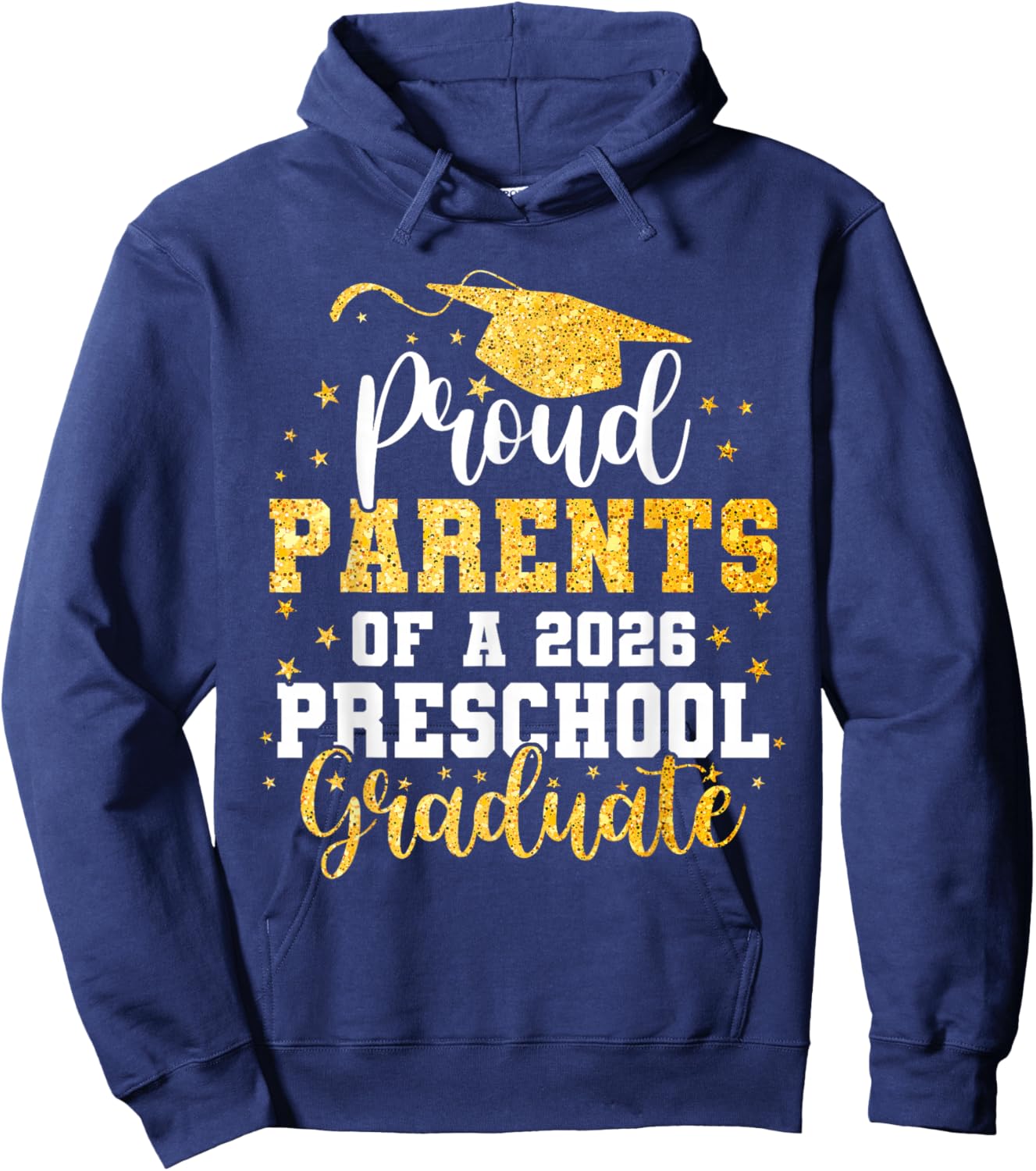 Proud Parents of A Class 2026 Preschool Graduate Graduation Hoodie - Hoodie | Navy