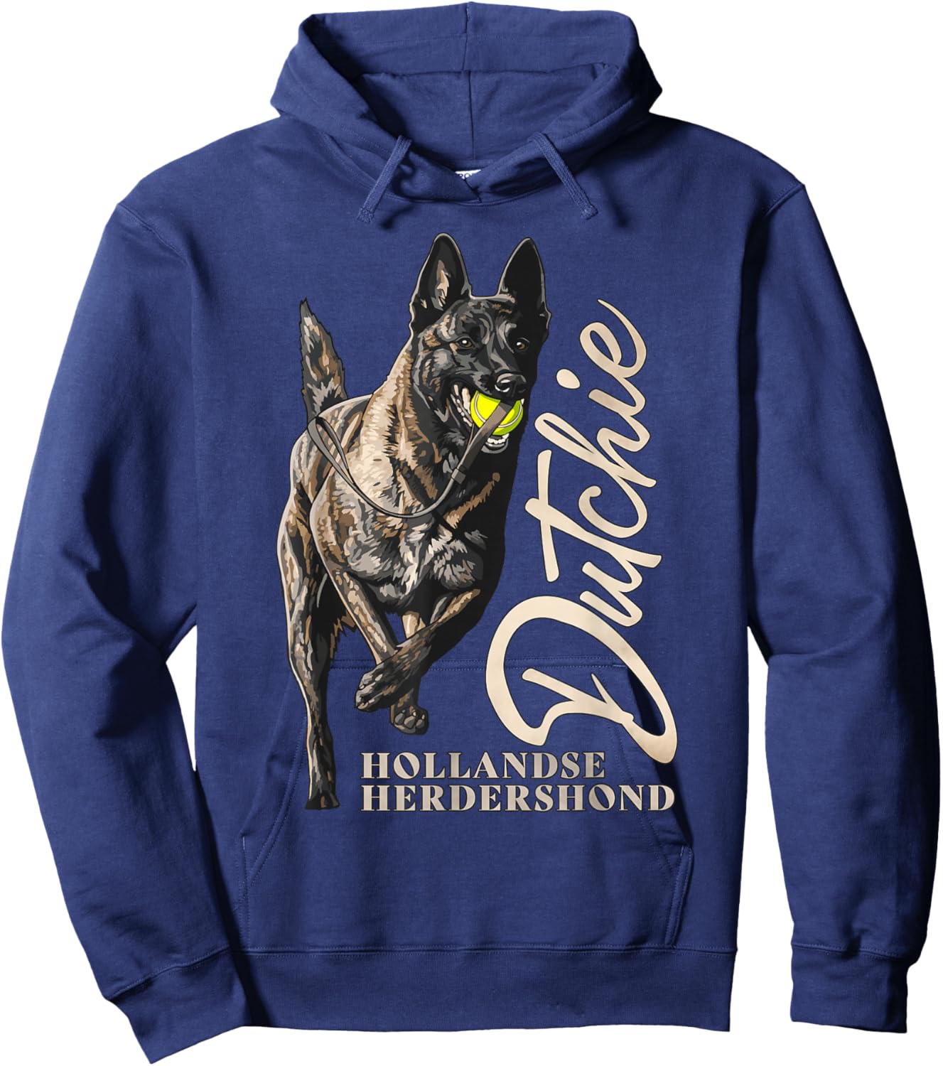 Dutch Shepherd - Dutchie Hoodie - Hoodie | Navy
