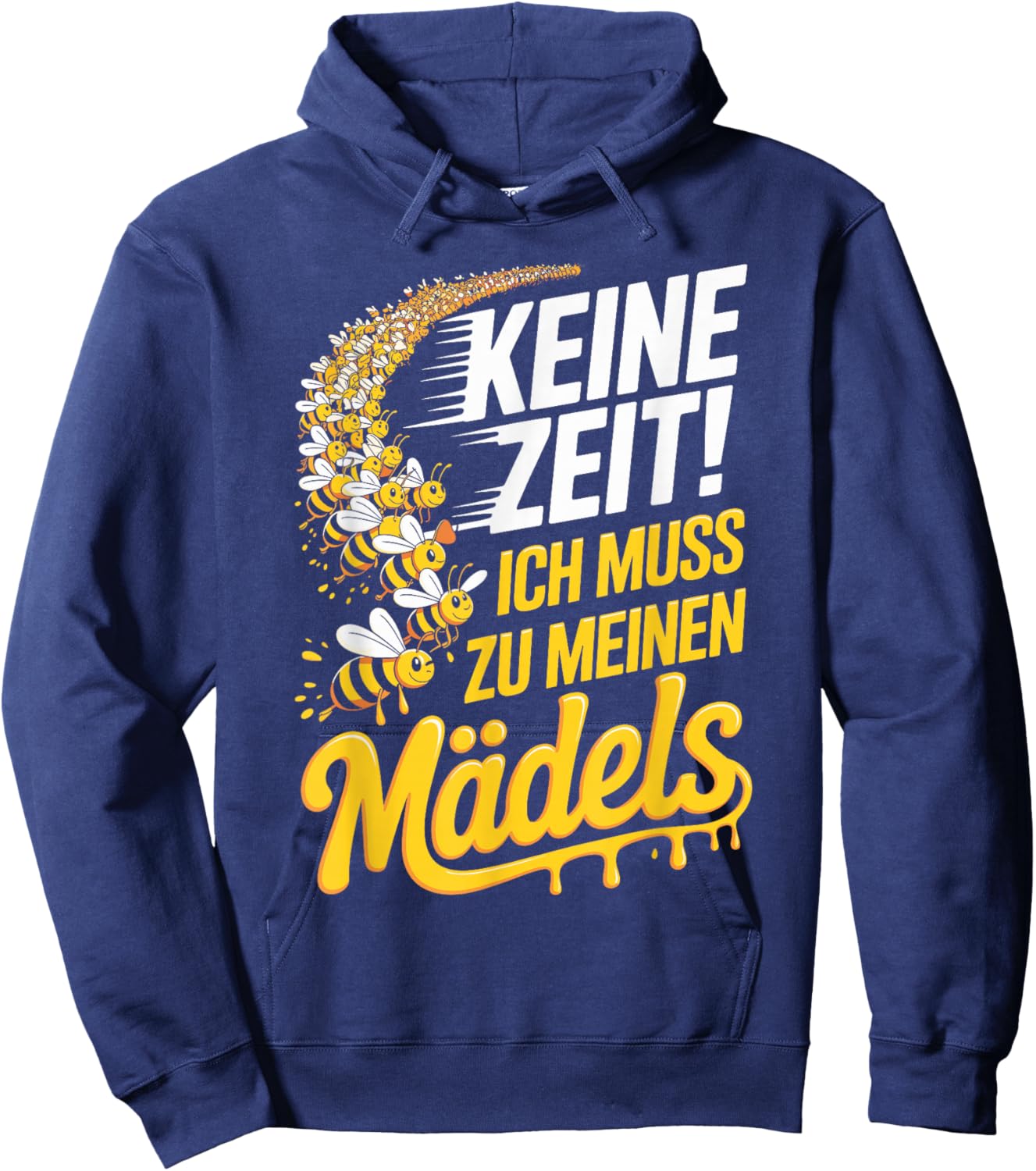 Keine Zeit Ich Muss Zu Meinen Mädels Bienenzüchter Bienen Hoodie - Hoodie | Navy