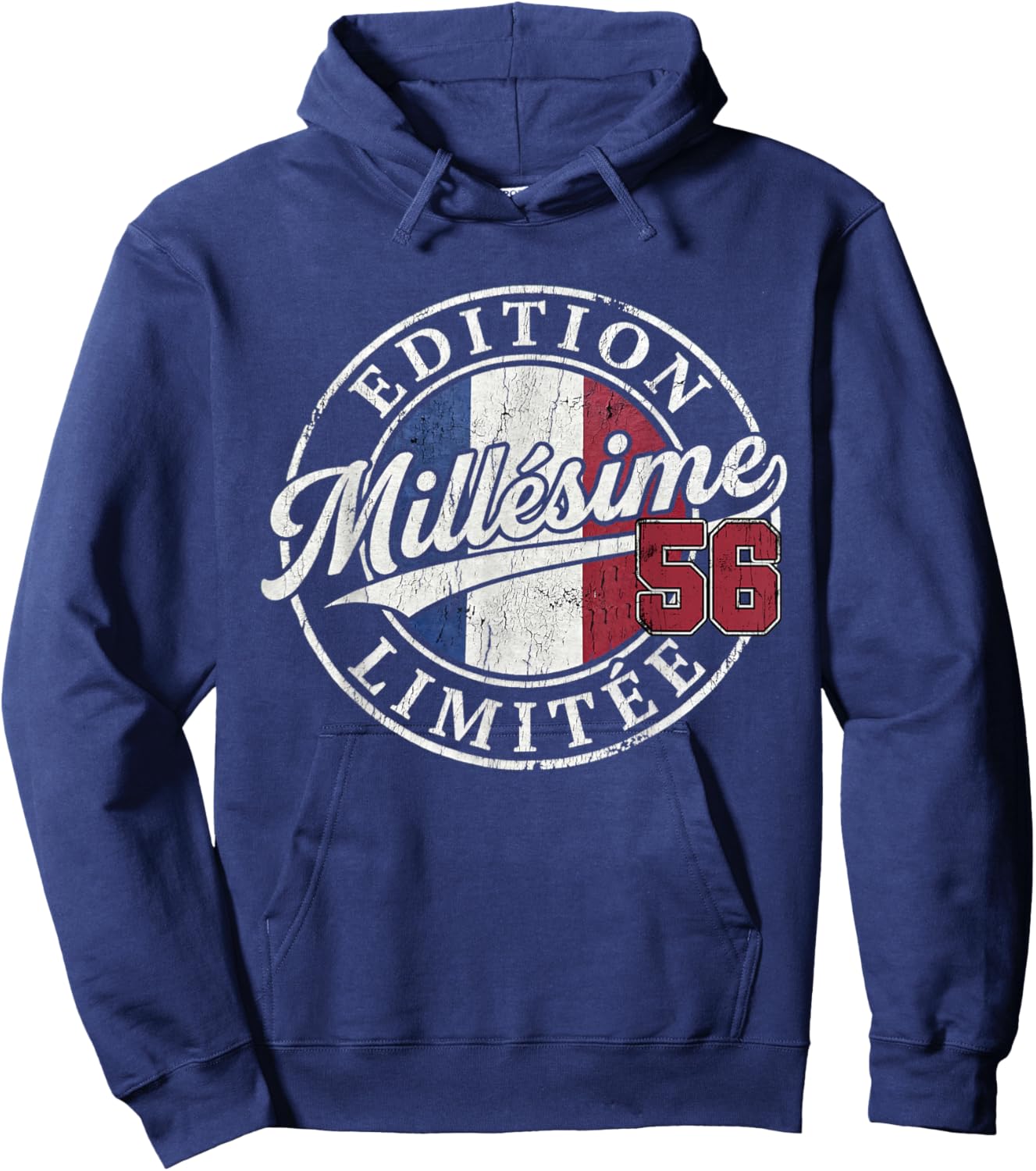 Gift 70 Years Man Woman Vintage 1956 Birthday 70 Years Hoodie - Hoodie | Navy