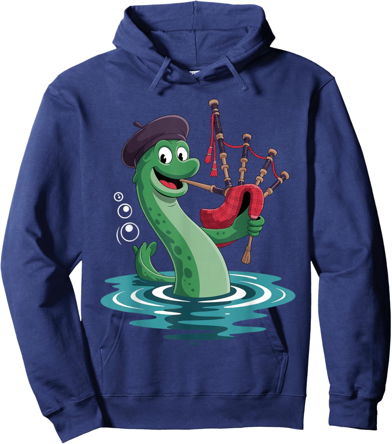 Scottish Bagpipe Art Women Bagpipe Lover Bagpiper Hoodie - Hoodie | Navy