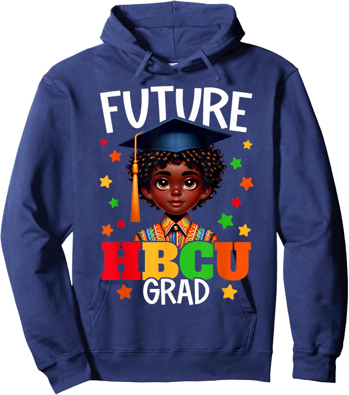Future HBCU Grad Historically Black Colleges University Boy Hoodie - Hoodie | Navy