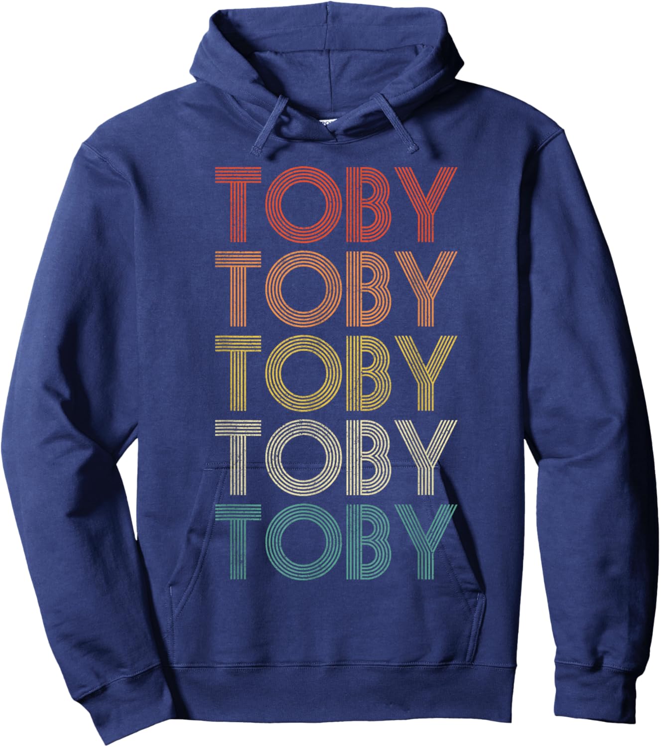 Toby Retro Vintage Hoodie - Hoodie | Navy