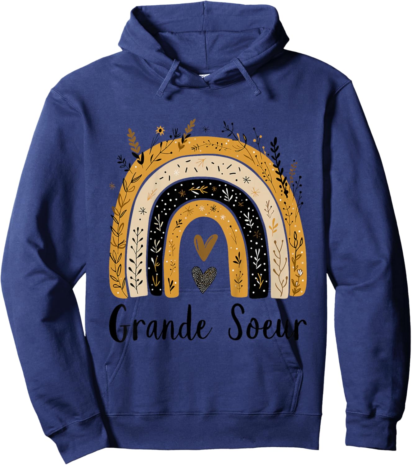 Big Sister, I'm Going to Be Big Sister & Future Big Sister Hoodie - Hoodie | Navy