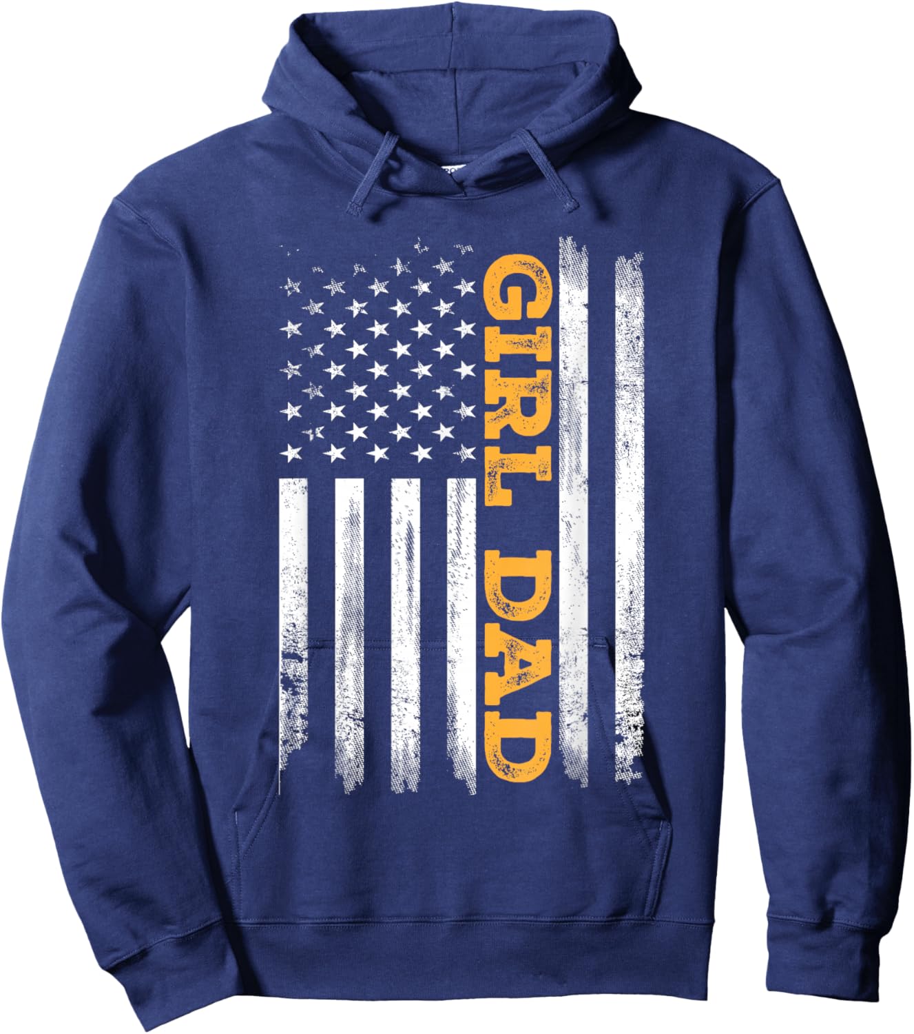 Girl Dad Father's Day Dad Daughter, Dad Of Girls Outnumbered Hoodie - Hoodie | Navy