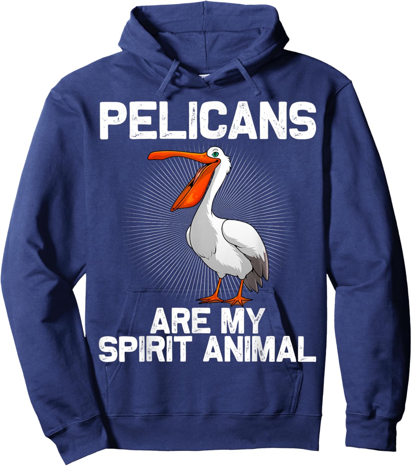 Cool Pelican Design Women Kids Pelican Bird Pelican Hoodie - Hoodie | Navy