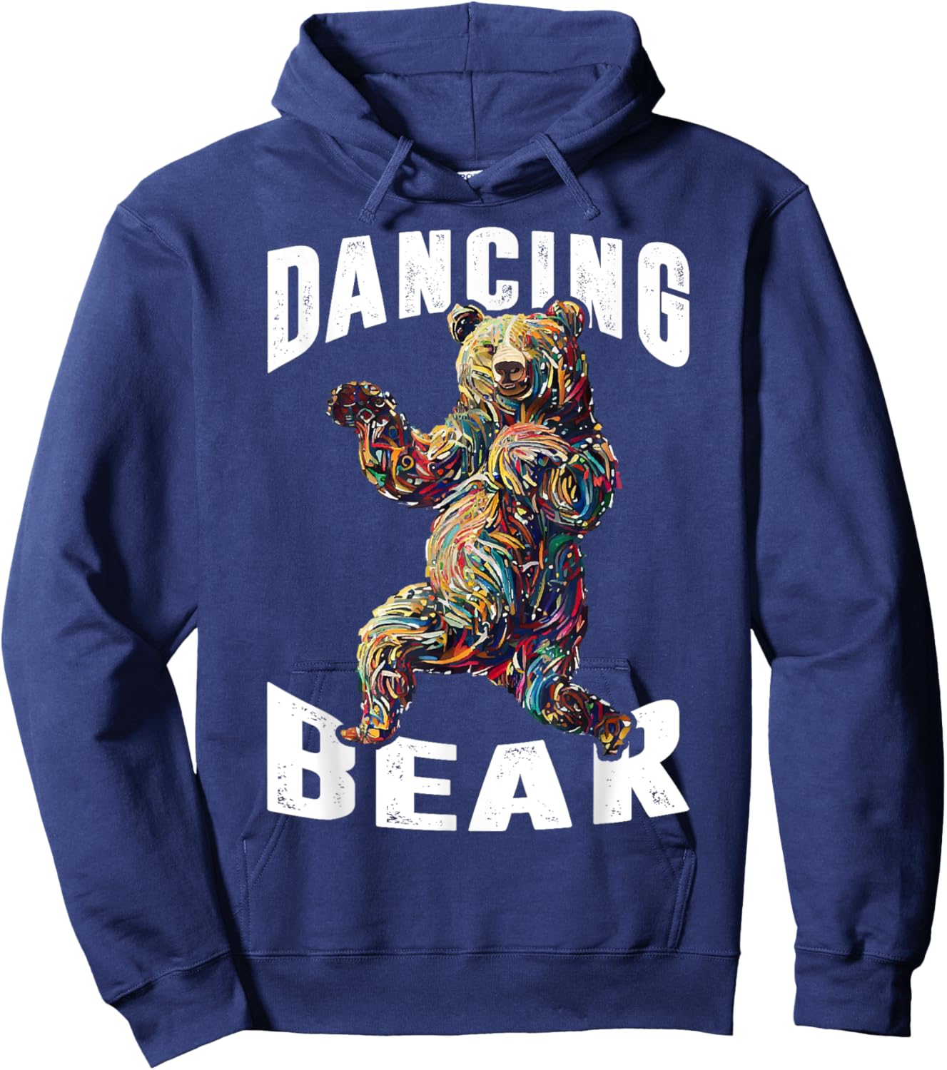 Dancing Bear Hoodie - Hoodie | Navy