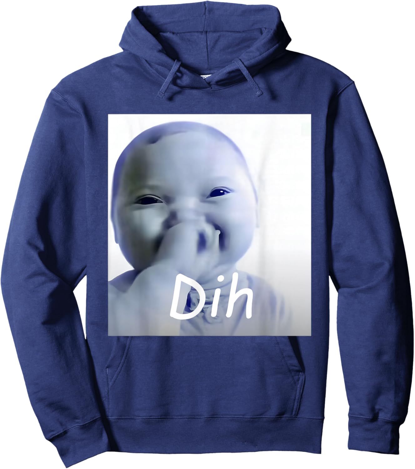 Ai Baby dih Meme Funny brainrot gen z dihh gen Alpha Hoodie - Hoodie | Navy