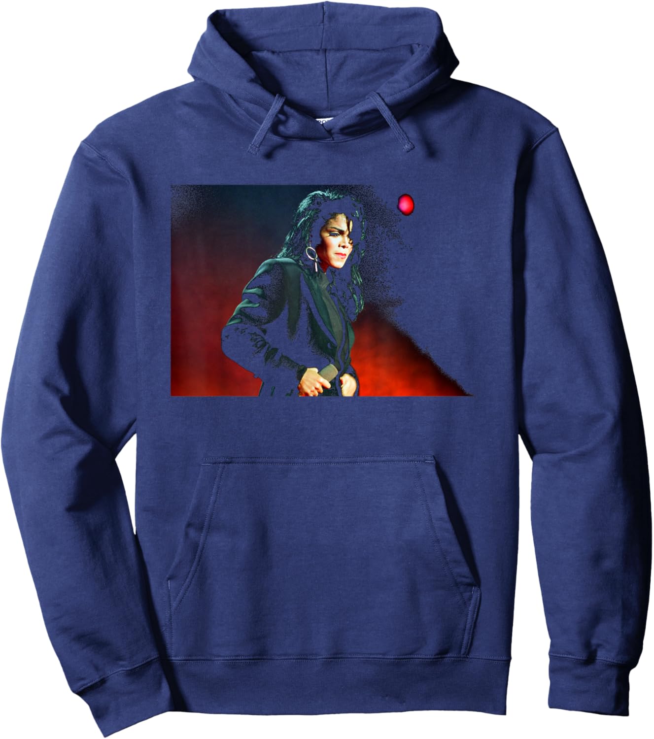 Janet Jackson Live Rhythm Nation World Tour Escapade 1990 Hoodie - Hoodie | Navy