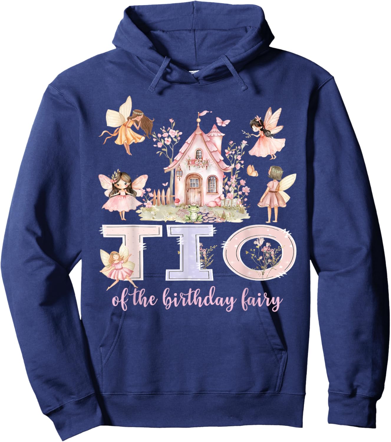 TIO of The Birthday Fairy Girl Magical Family Matching Hoodie - Hoodie | Navy