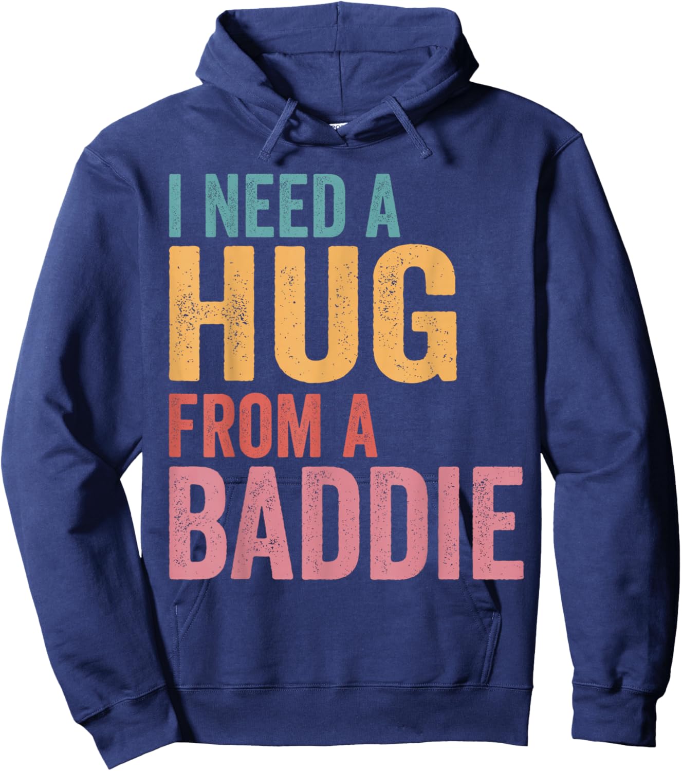 T-Shirt Hoodie - Hoodie | Navy