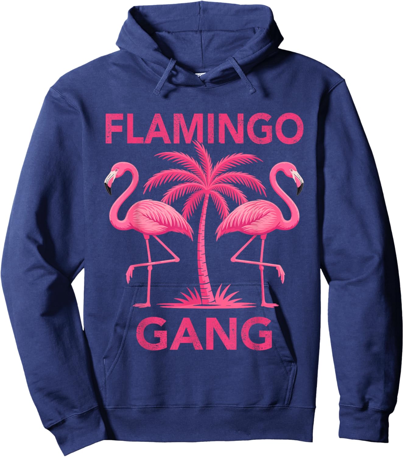 Flamingo Gang Carnival Fancy Dress Costume Hoodie - Hoodie | Navy