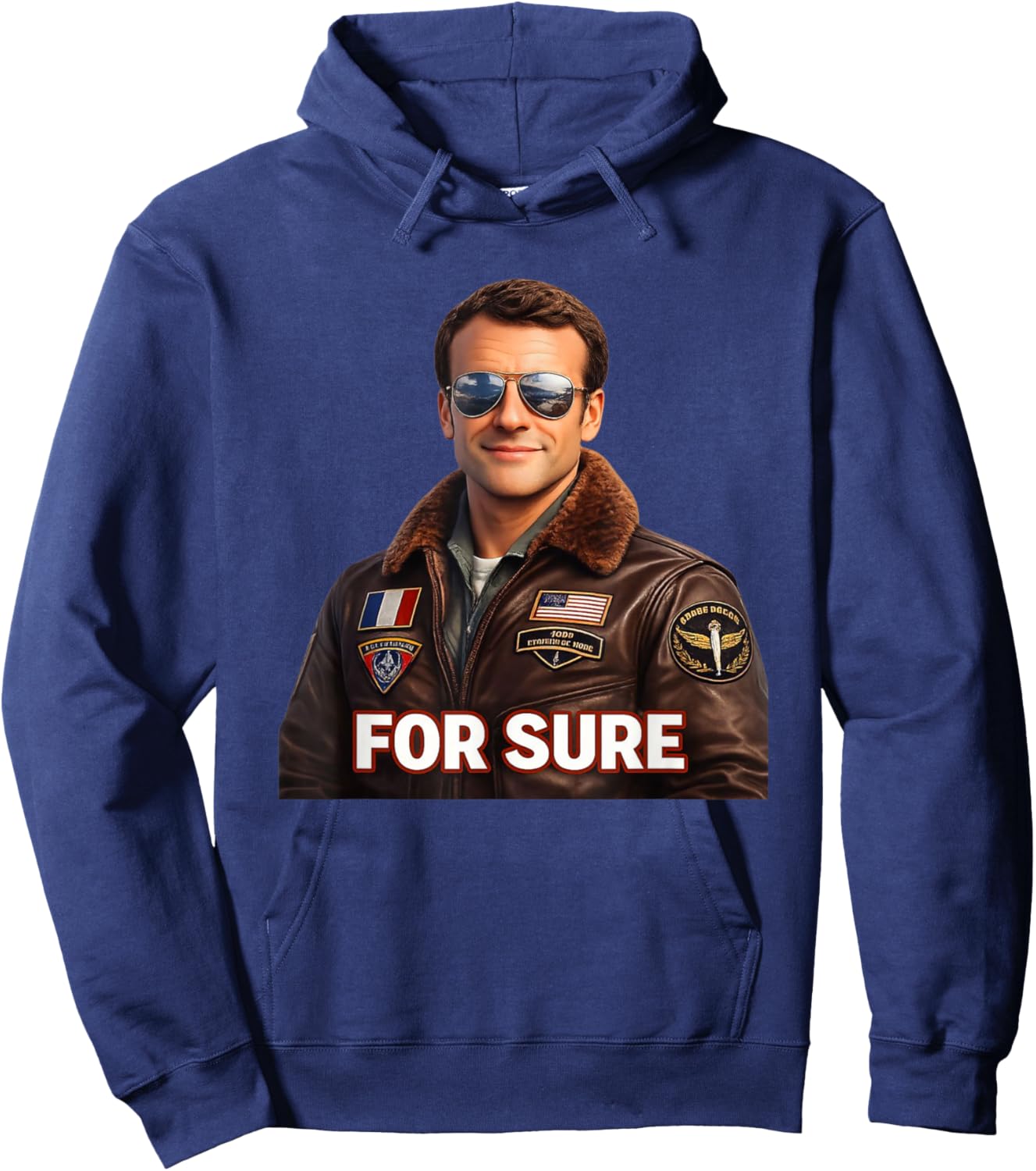 For Sure Sunglasses Aviator President Pilot Air Hoodie - Hoodie | Navy