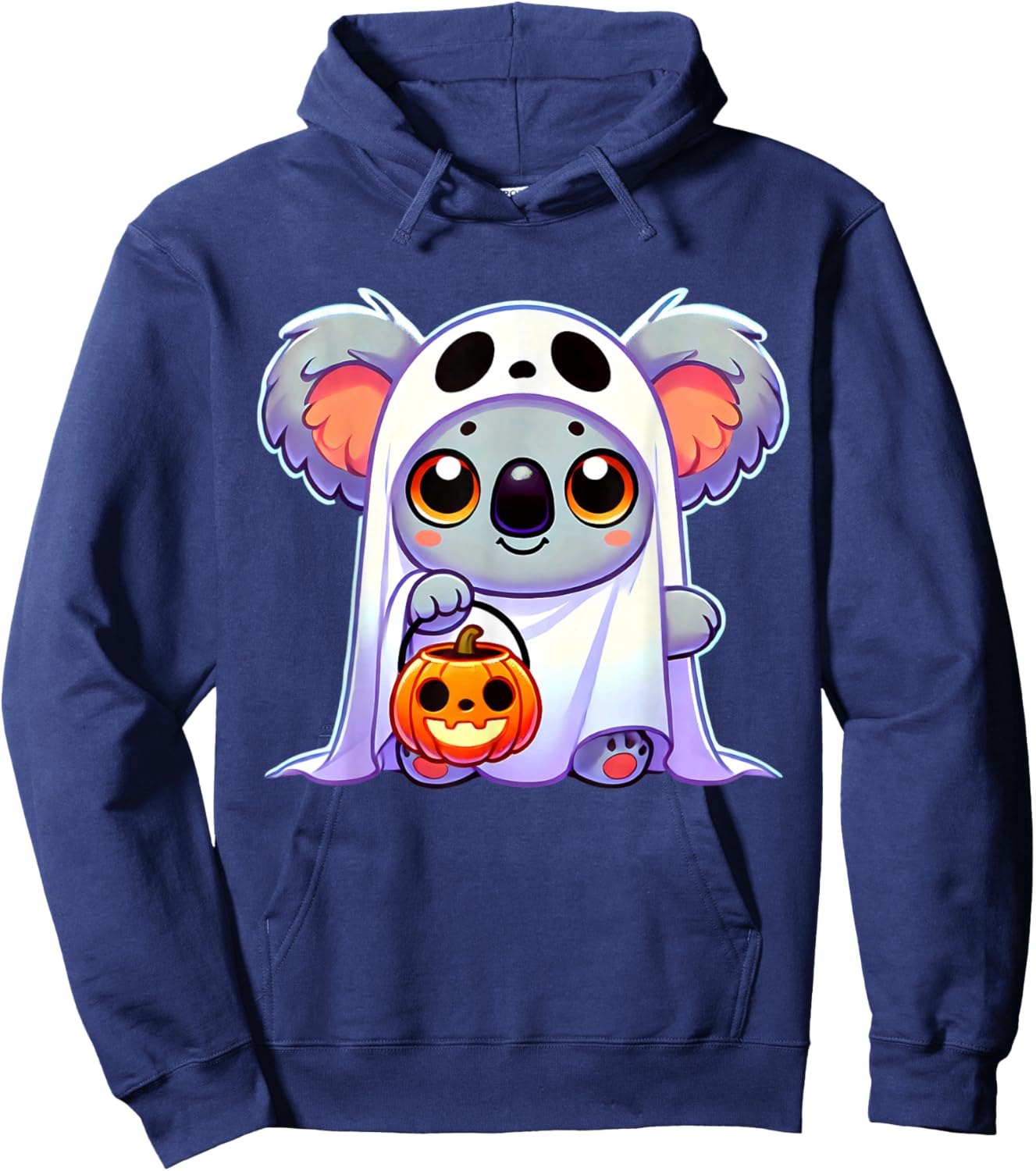 Koala Ghost Halloween Animal Men Women Kids Hoodie - Hoodie | Navy