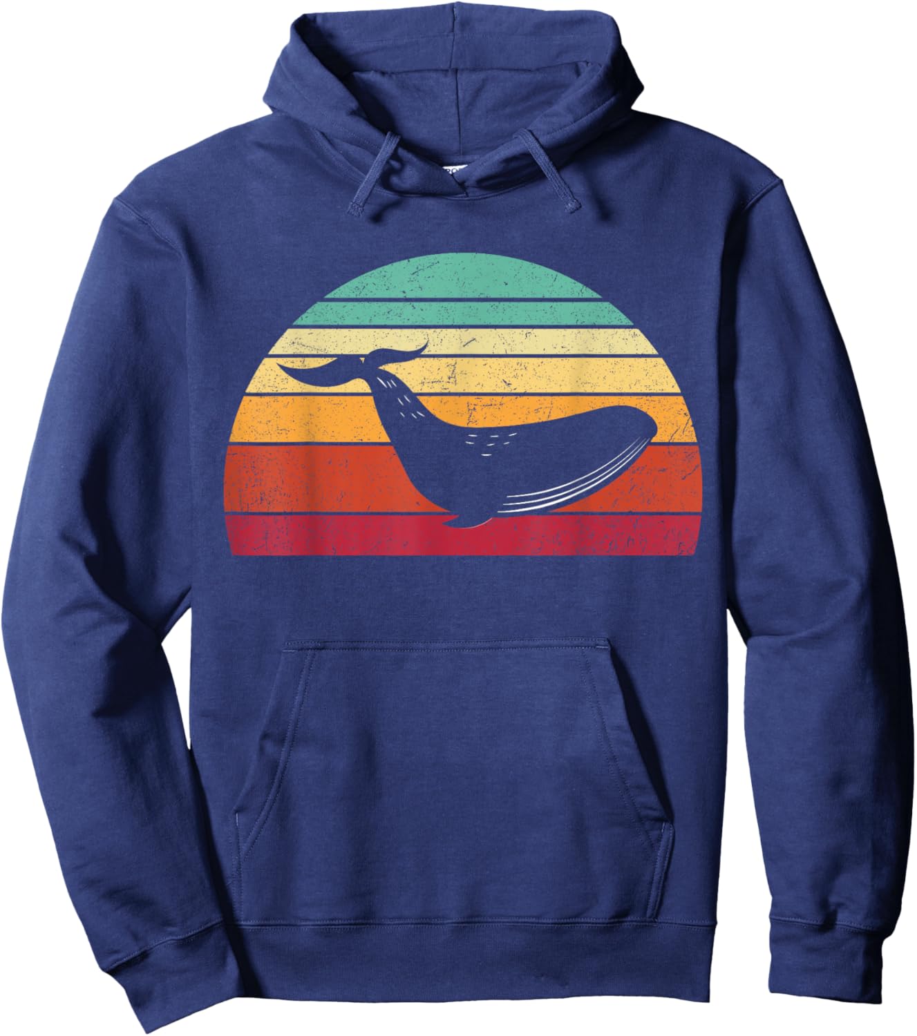 Save The Blue Whale Endangered Animal Specie Ocean Awareness Hoodie - Hoodie | Navy