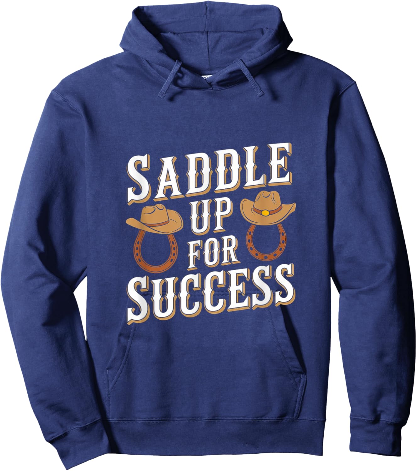 Horse Trainer Saddle Up For Success Horse Training Hoodie - Hoodie | Navy