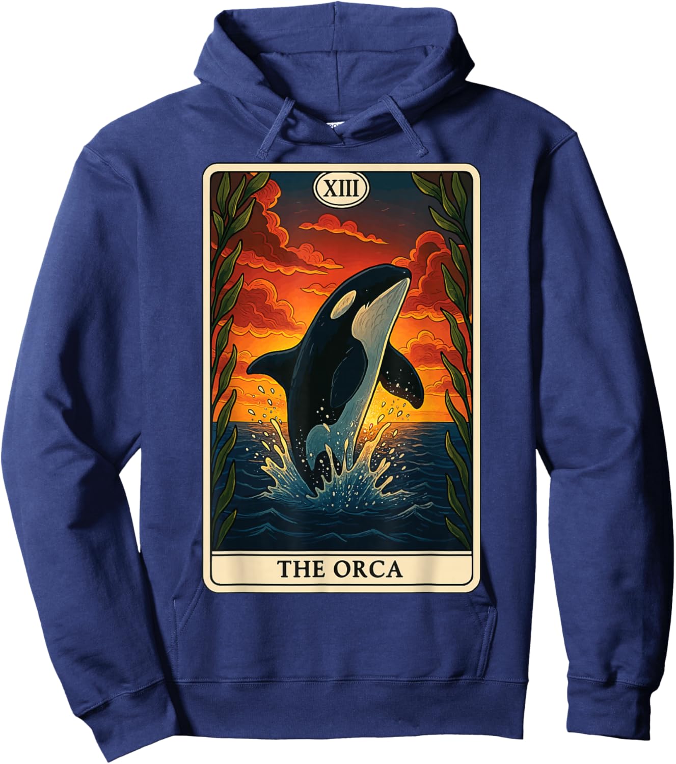 The Orca Tarot Card Hoodie - Hoodie | Navy