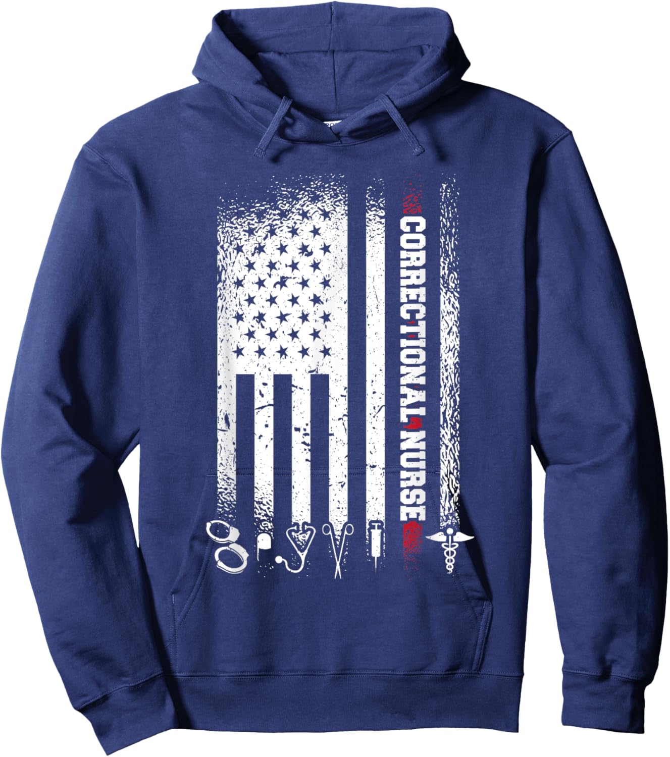 Corrections Nursing Jail Nurse Correctional Nurse Hoodie - Hoodie | Navy