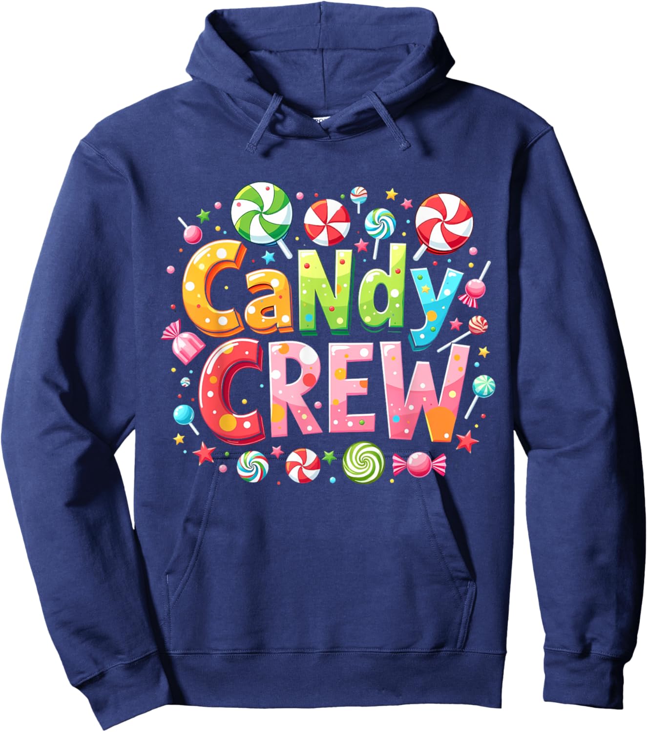 Candy Crew Decorations Sweetie Candy Squad Hoodie - Hoodie | Navy