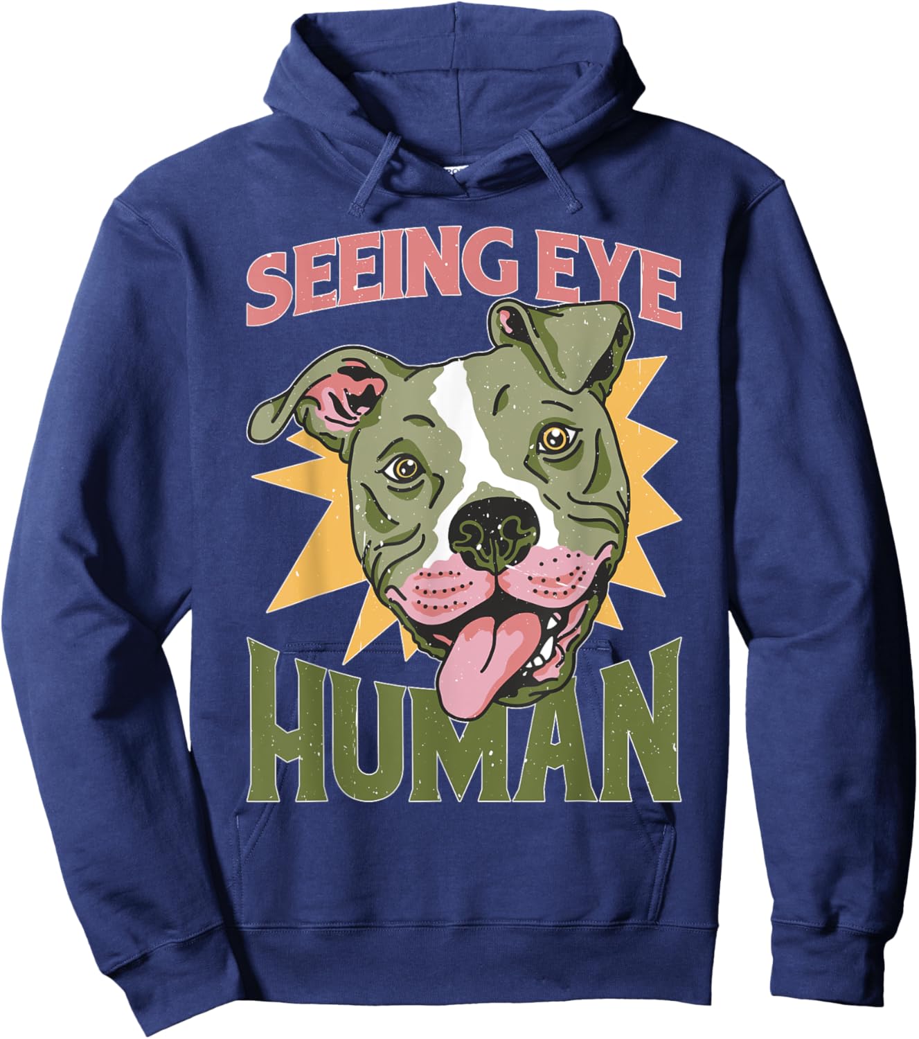 Seeing Eye Human -_ Hoodie - Hoodie | Navy