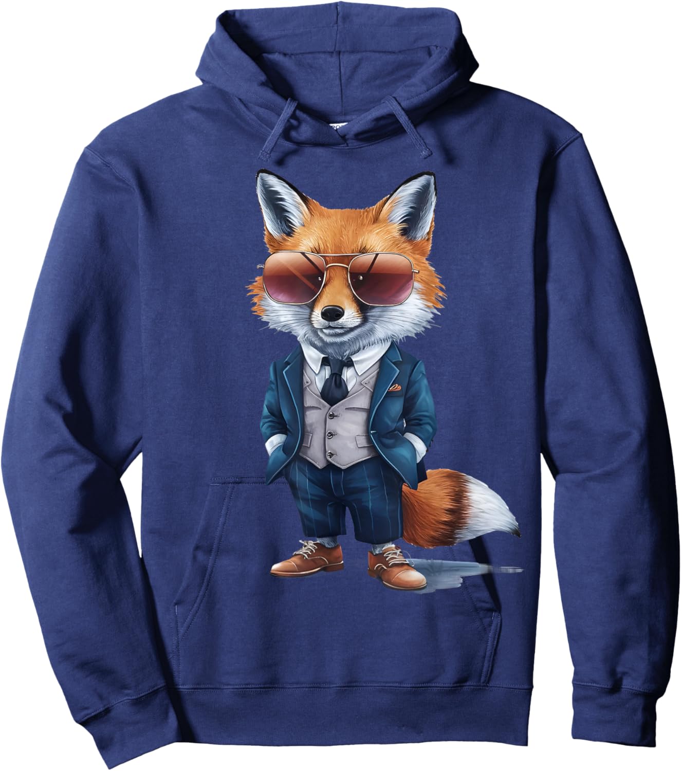 Fox Fox Men's Women's Suit Fox Hoodie - Hoodie | Navy