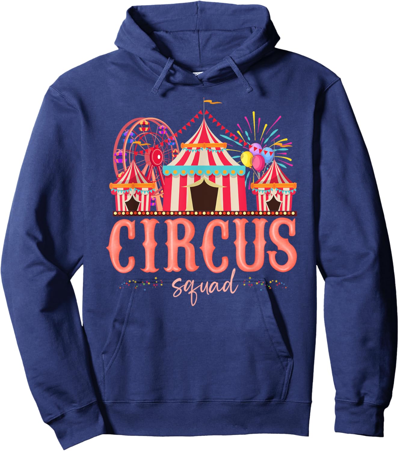 Carnival Staff Circus Matching Squad Birthday Happy Holiday Hoodie - Hoodie | Navy