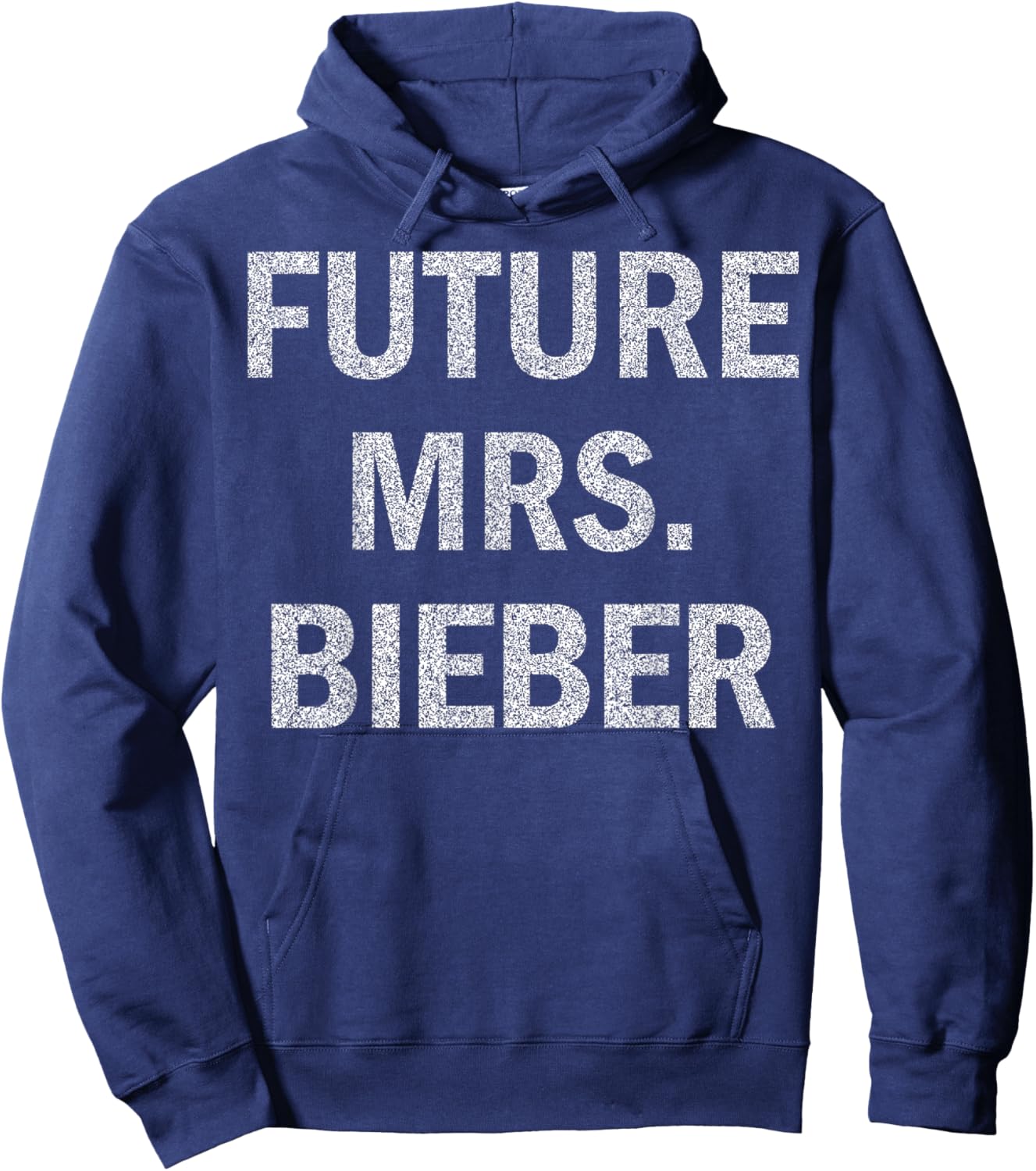 Future Mrs Bieber Funny Men Women Kids Hoodie - Hoodie | Navy