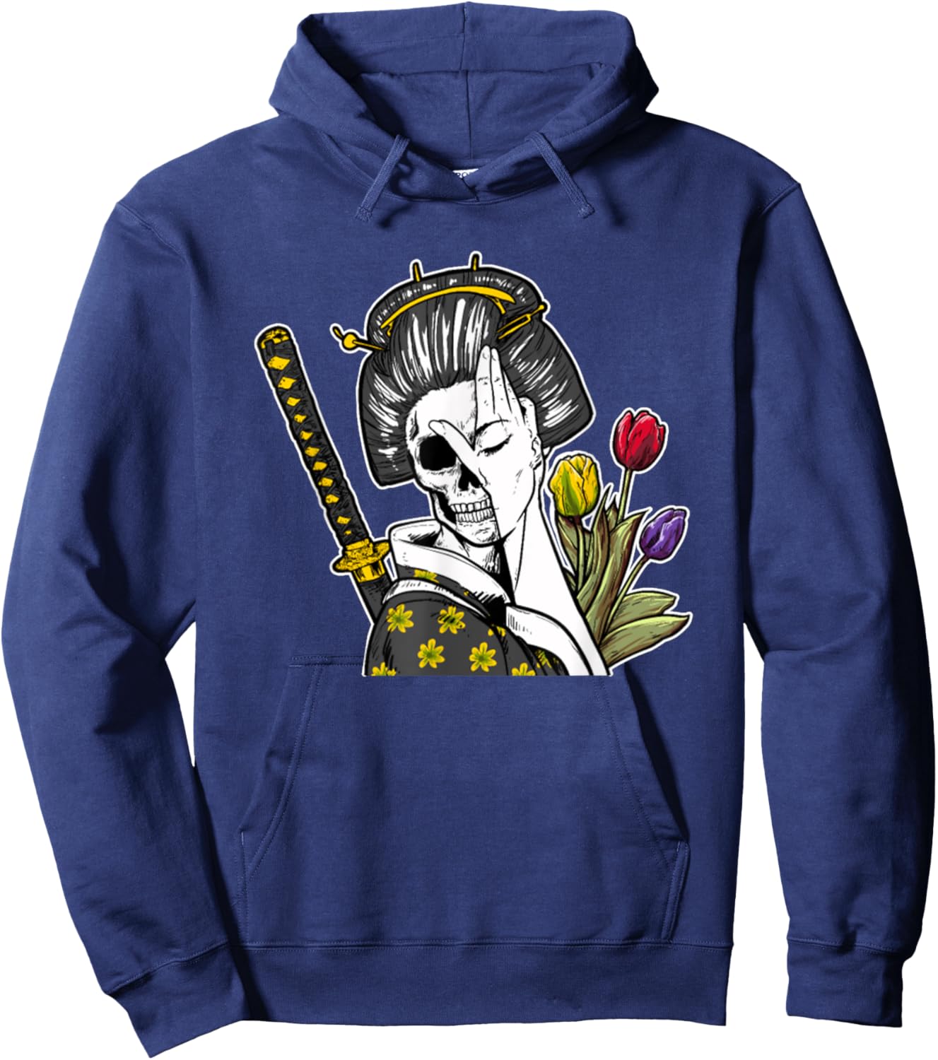 T-Shirt Hoodie - Hoodie | Navy