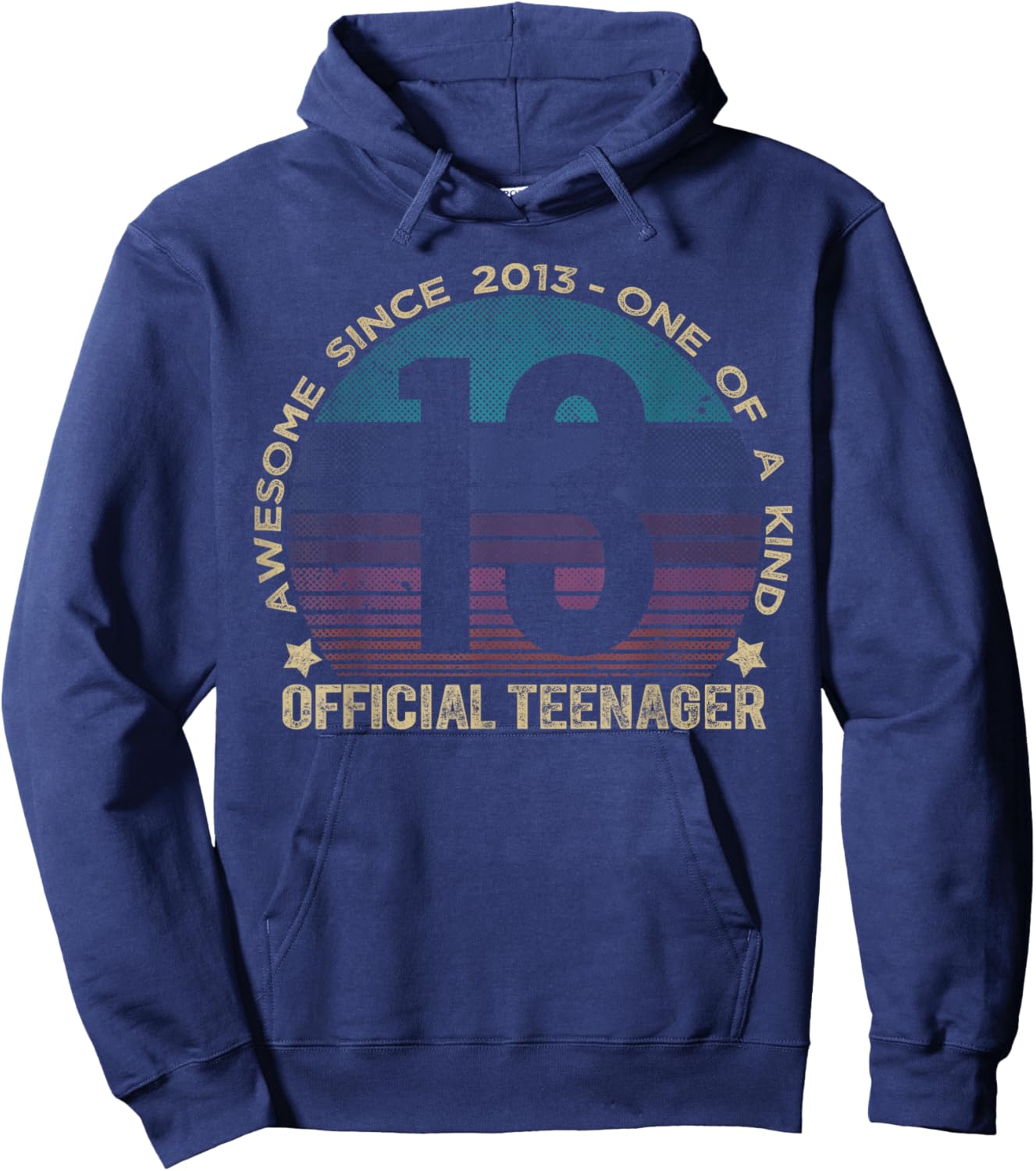Official Teenager 13 Year Old Gifts Vintage 2013 Boys Hoodie - Hoodie | Navy