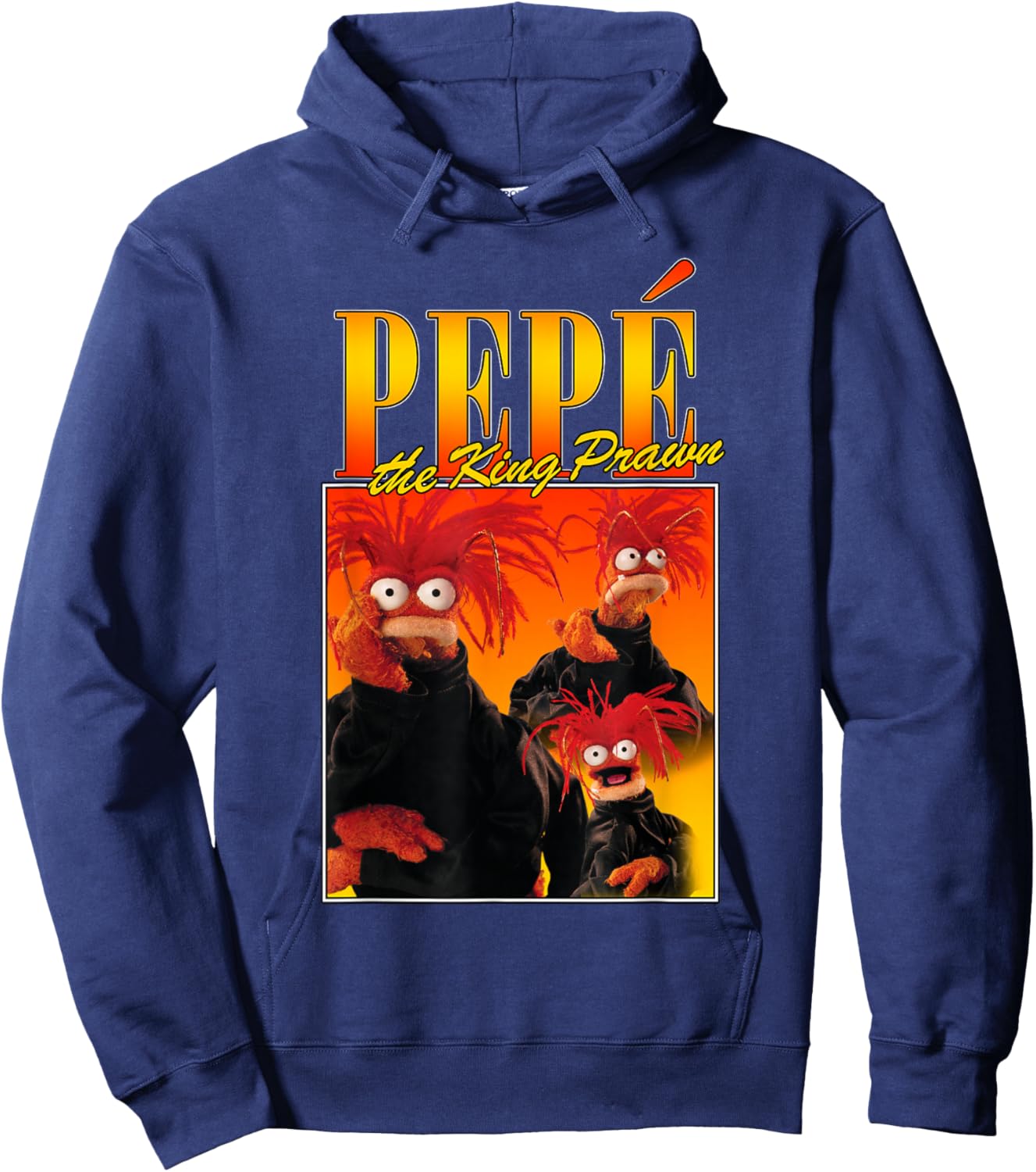 Disney The Muppets Pepé The King Prawn Showcase Hoodie - Hoodie | Navy