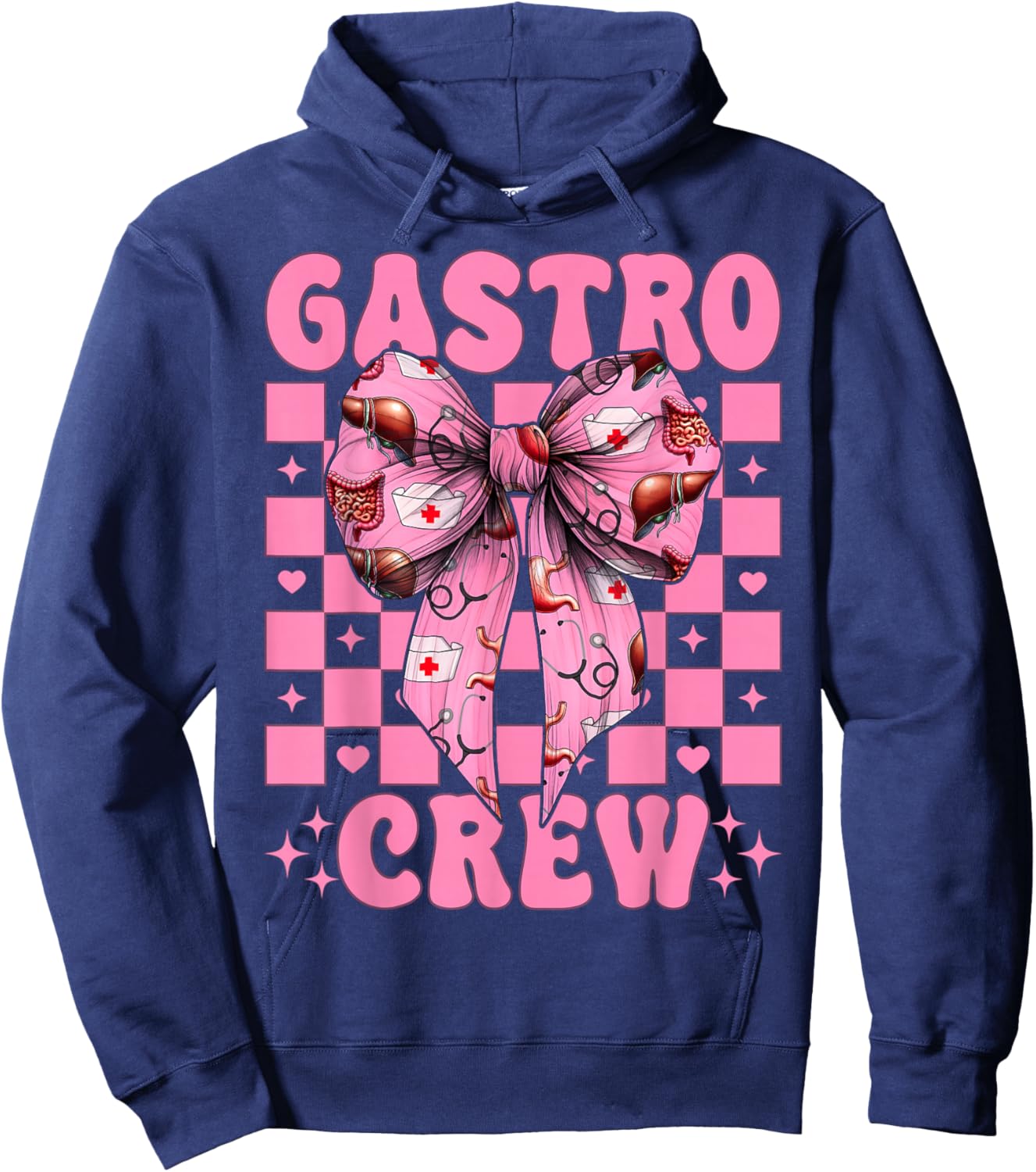 Gastro Crew Gastroenterology Nurse Endoscopy Nurse GI Nurse Hoodie - Hoodie | Navy