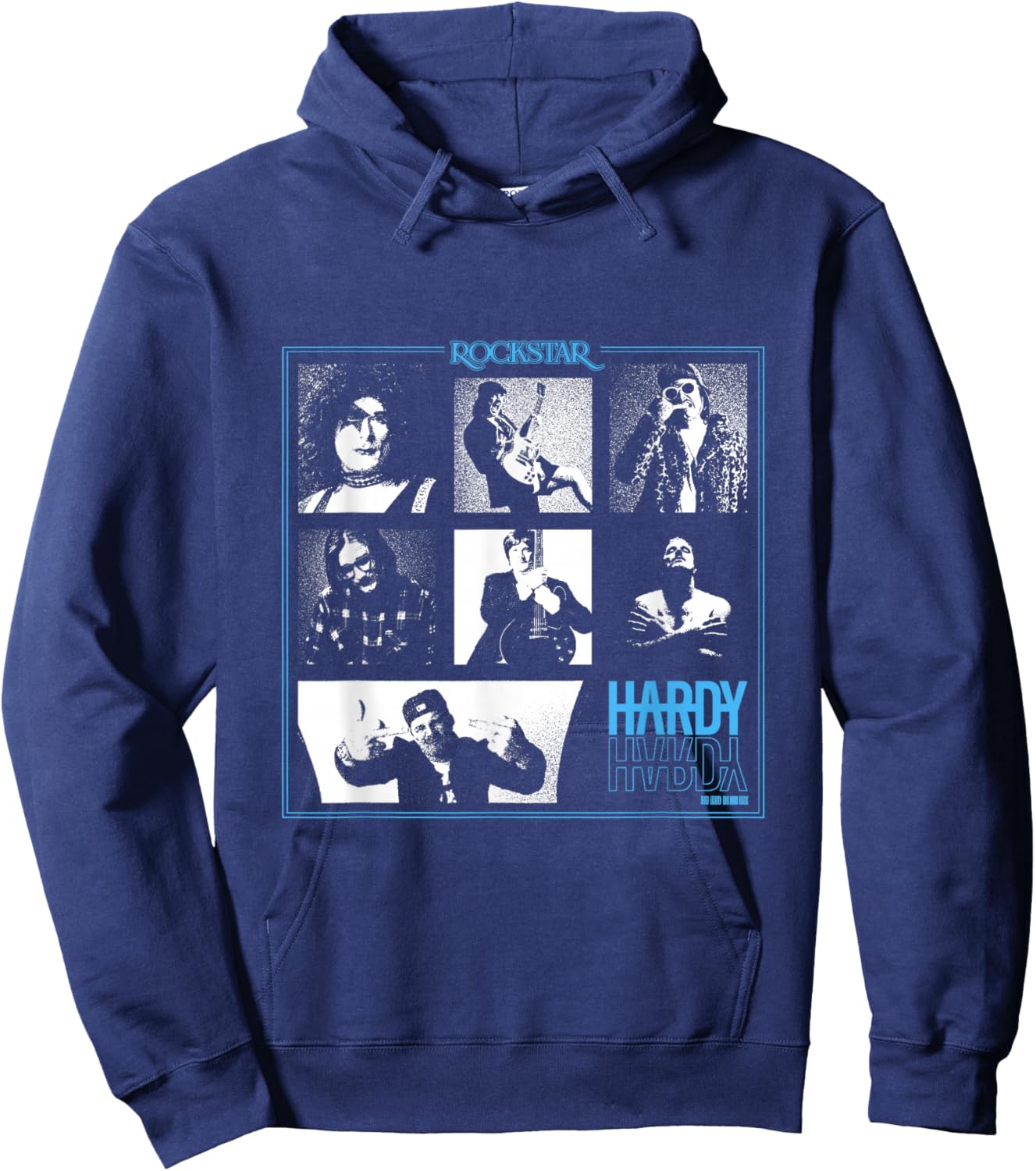 Official Hardy Rockstar Photos Hoodie - Hoodie | Navy