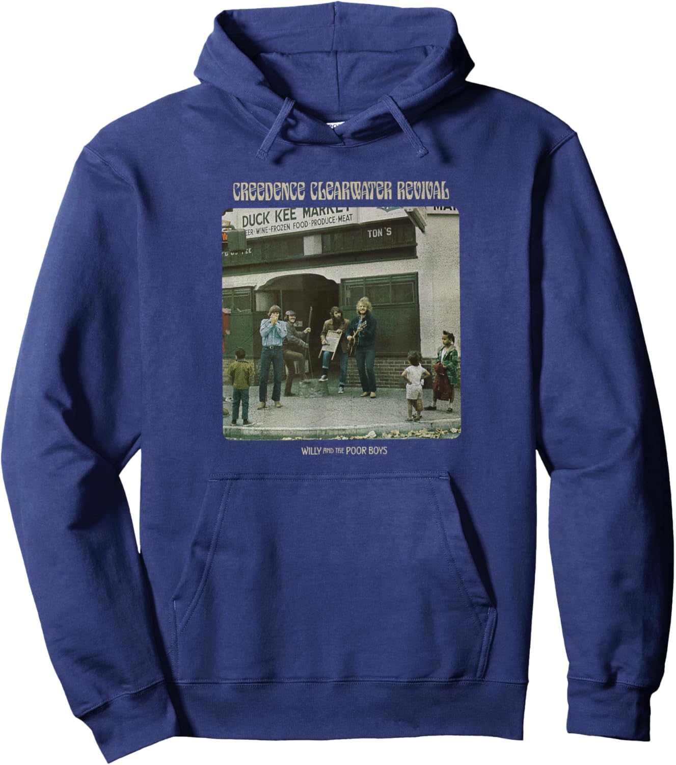 Creedence Clearwater Revival Willy & The Poor Boys Hoodie - Hoodie | Navy