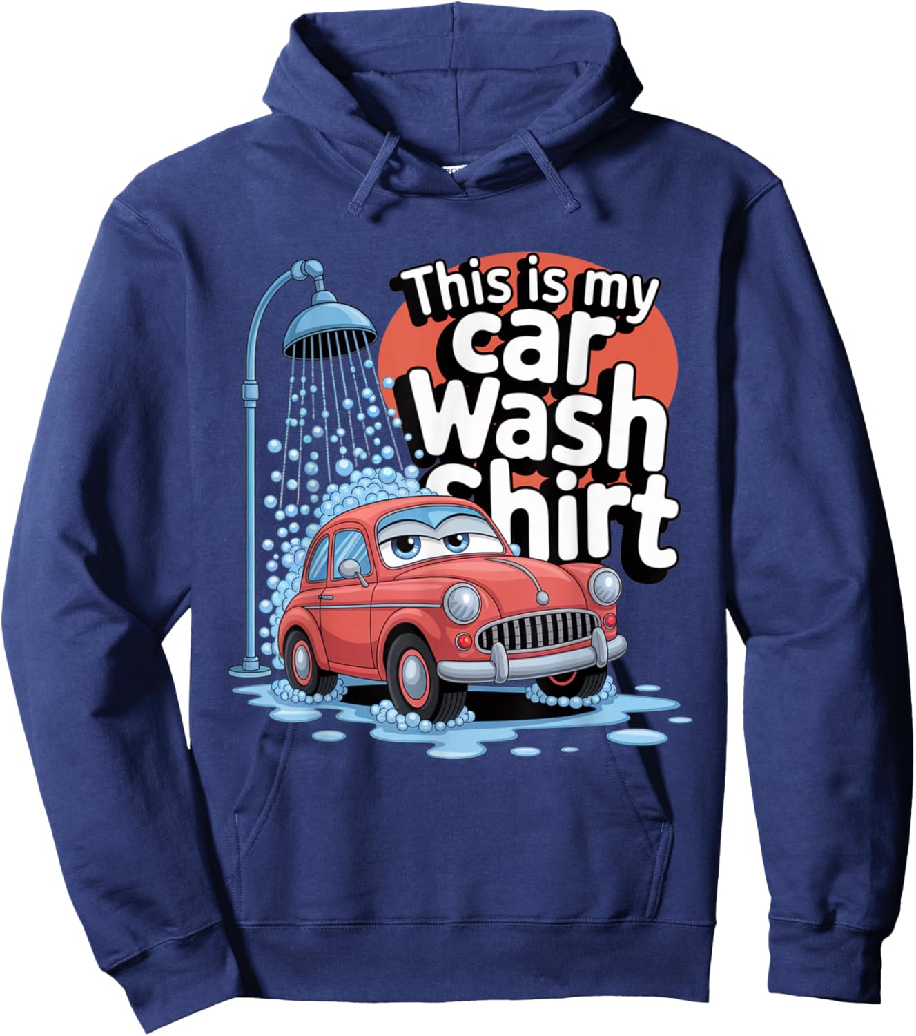 Car Wash Detailing This is My Carwash Hoodie - Hoodie | Navy