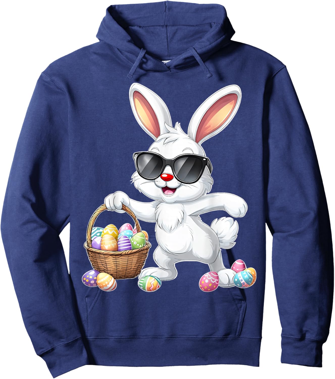 Lustiges Dabbing Bunny Ostern Happy Easter für Jungen Mädchen Erwachsene Hoodie - Hoodie | Navy