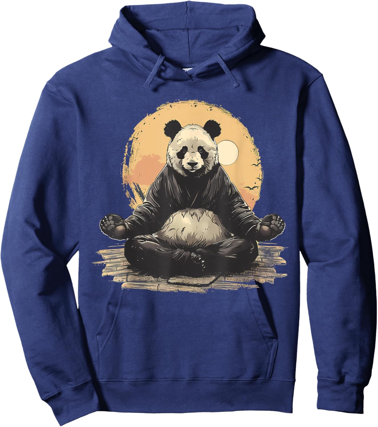 Bear Meditation Buddhist Hindu Zen Buddha Spirituality Hoodie - Hoodie | Navy