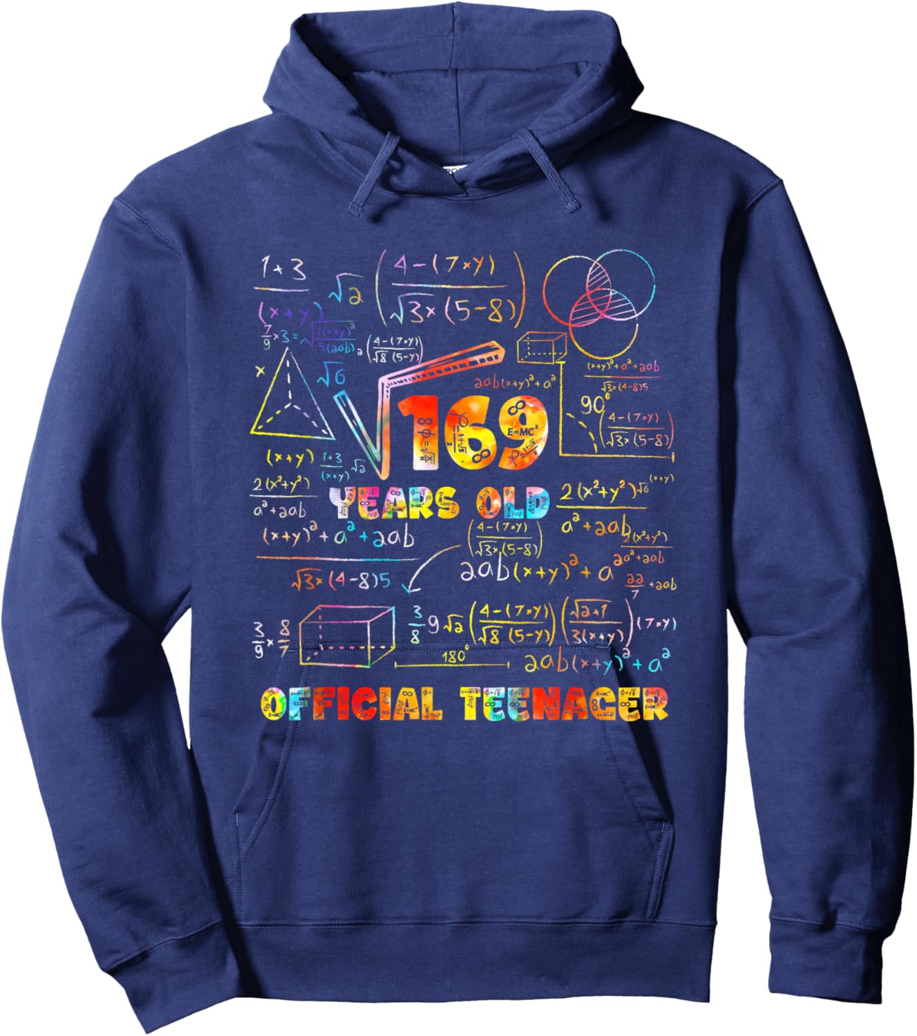Quadratische Wurzel von 169 13 Jahren offizieller Teenager Geburtstag Hoodie - Hoodie | Navy