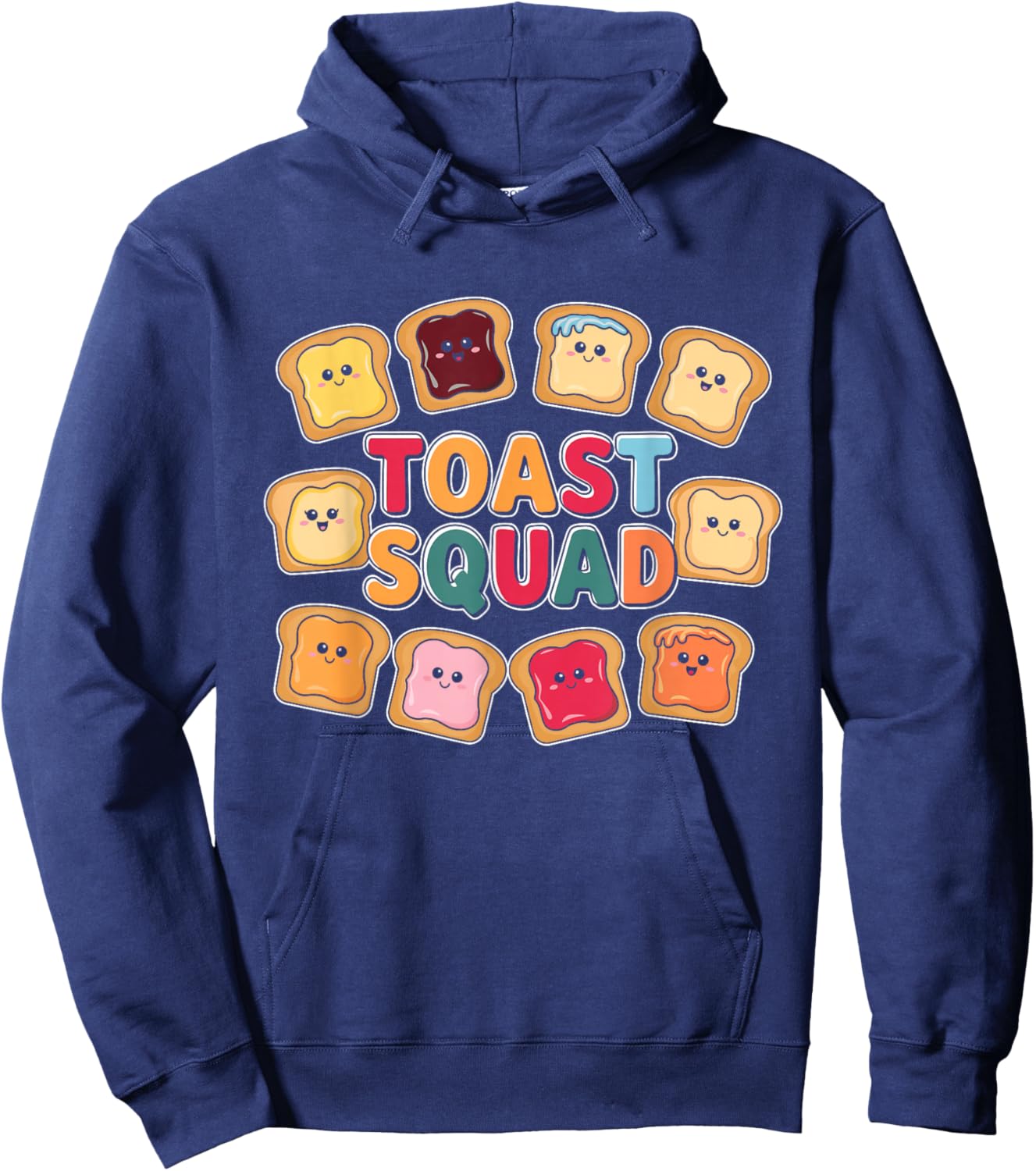 Baking Bread Toast Toast Squad Hoodie - Hoodie | Navy